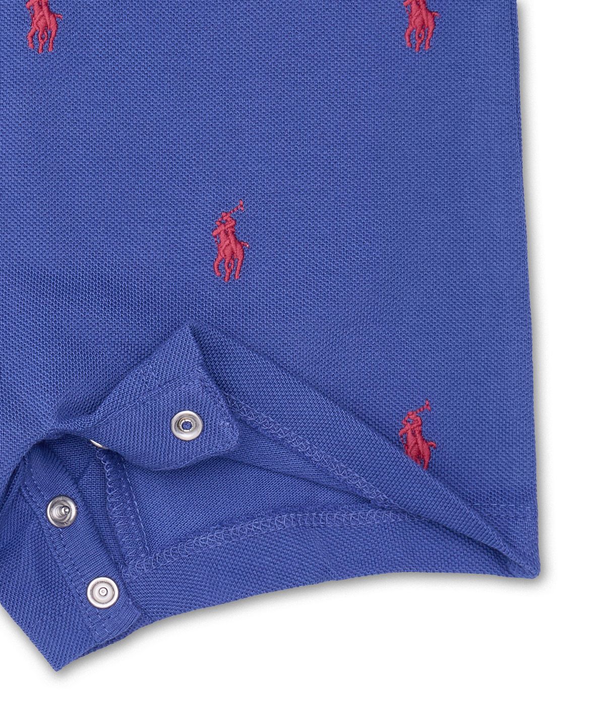폴로 랄프 로렌 칠드런(POLO RALPH LAUREN CHILDREN) 폴로 포니 코튼 메시 폴로 쇼트올-멀티 컬러