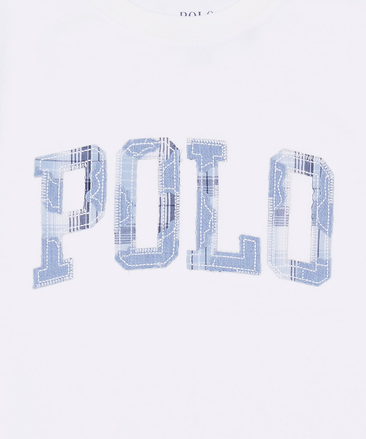 폴로 랄프 로렌 칠드런(POLO RALPH LAUREN CHILDREN) 스트라이프 코튼 저지 티-화이트