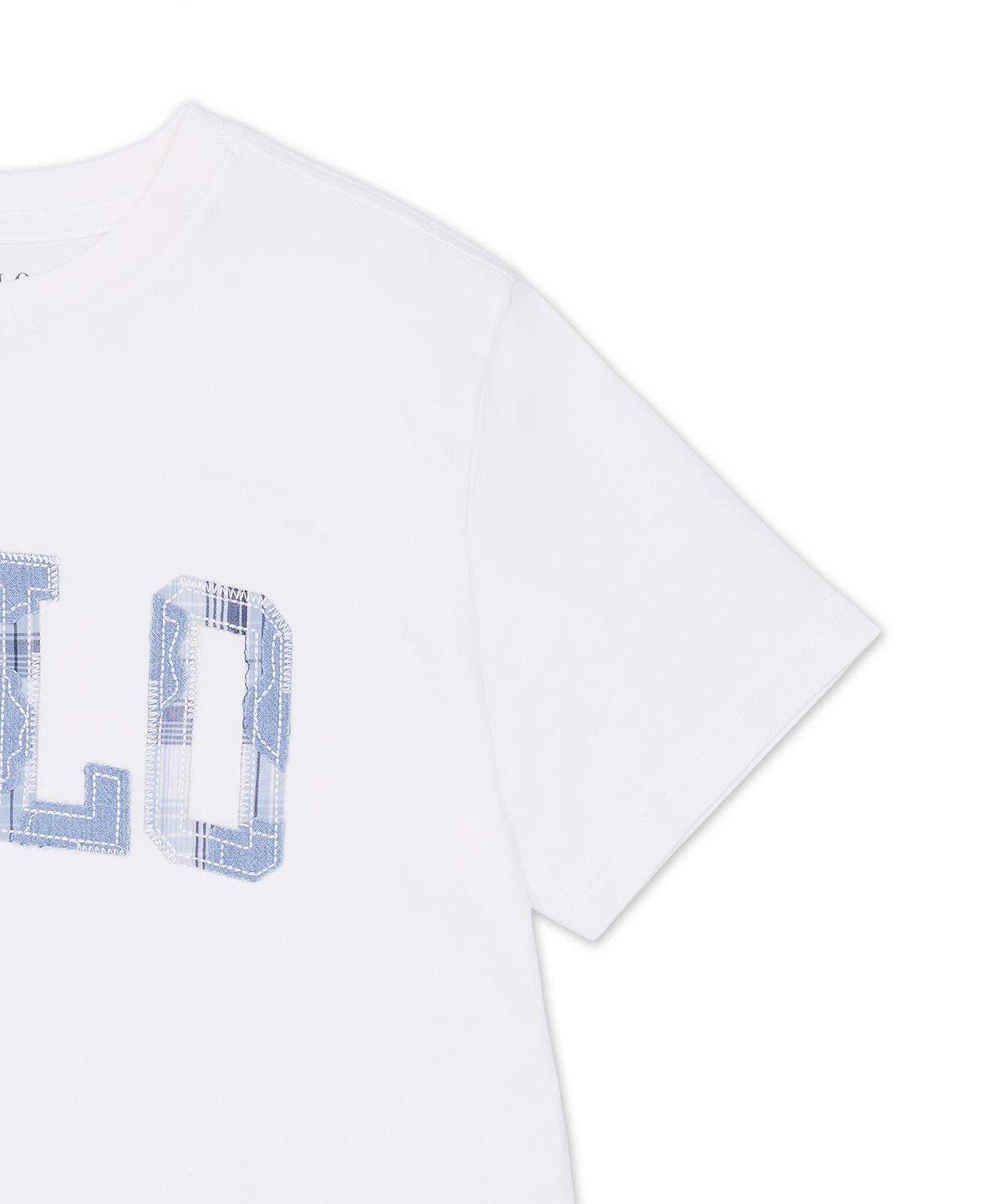 폴로 랄프 로렌 칠드런(POLO RALPH LAUREN CHILDREN) 스트라이프 코튼 저지 티-화이트
