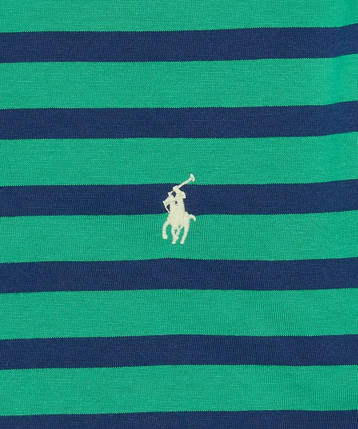 폴로 랄프 로렌 칠드런(POLO RALPH LAUREN CHILDREN) 스트라이프 코튼 저지 티-그린