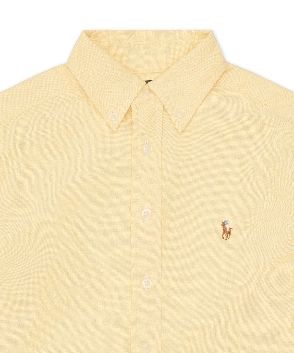 폴로 랄프 로렌 칠드런(POLO RALPH LAUREN CHILDREN) 아이코닉 옥스포드 셔츠-옐로우