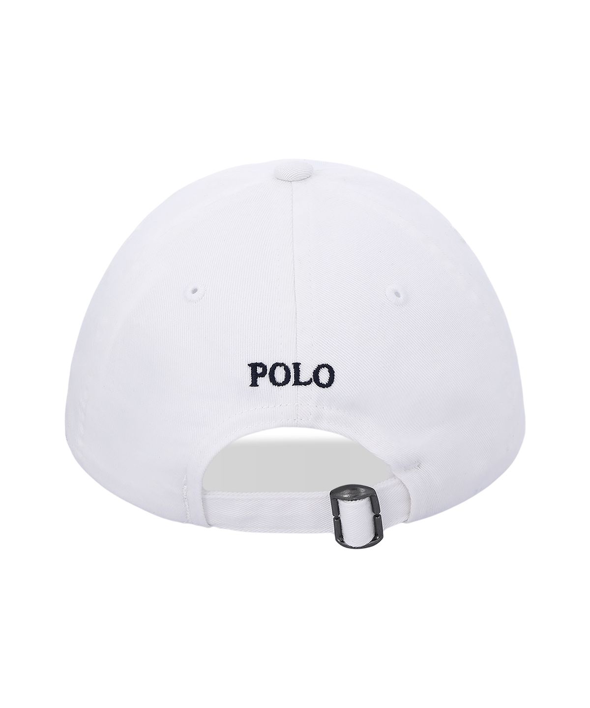 폴로 랄프 로렌 칠드런(POLO RALPH LAUREN CHILDREN) 아이코닉 코튼 치노 볼 캡-화이트