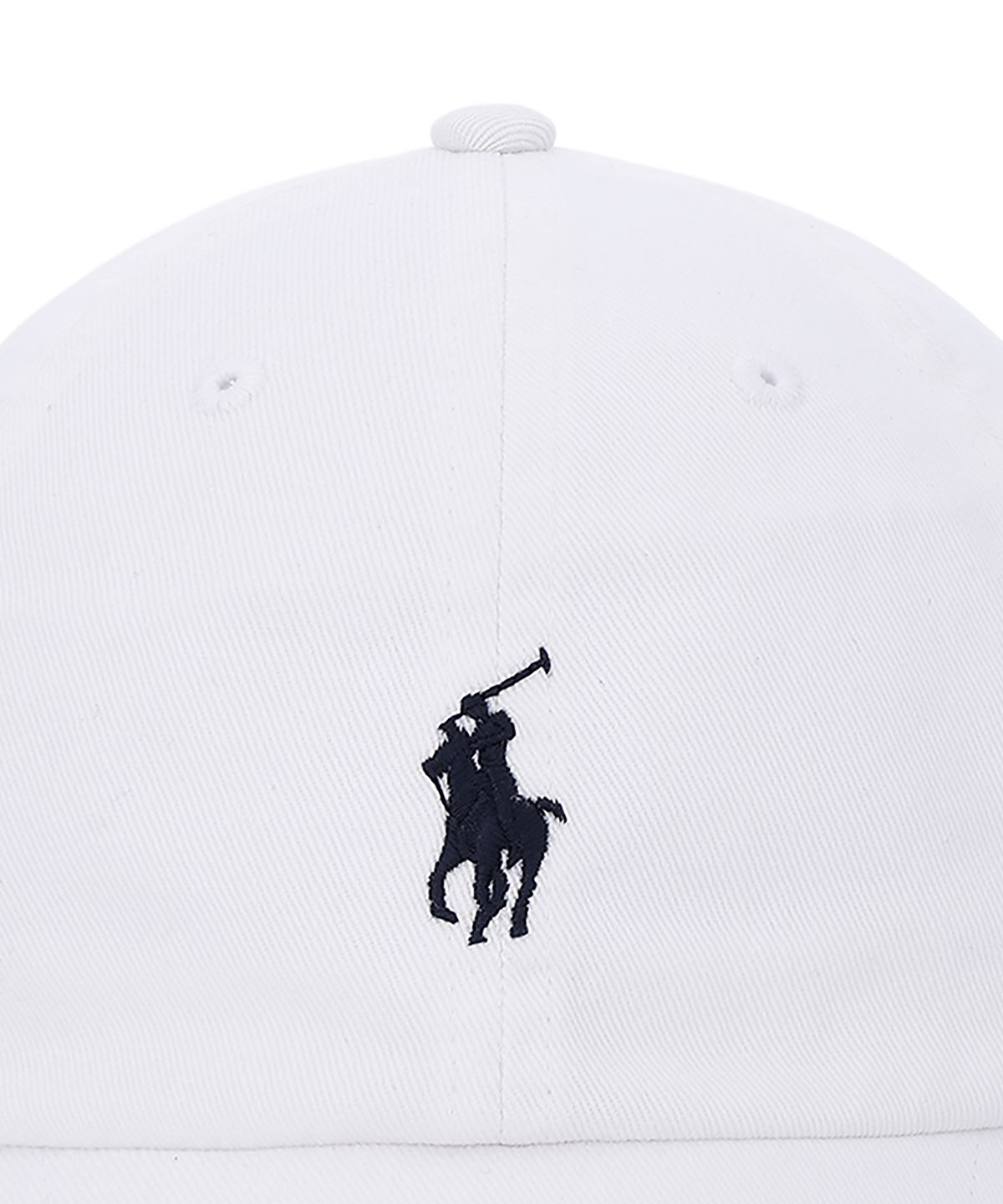 폴로 랄프 로렌 칠드런(POLO RALPH LAUREN CHILDREN) 아이코닉 코튼 치노 볼 캡-화이트