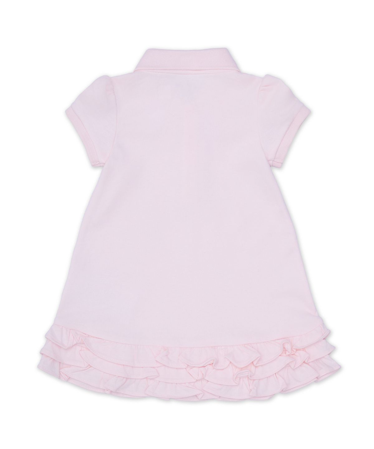 폴로 랄프 로렌 칠드런(POLO RALPH LAUREN CHILDREN) 러플 폴로 드레스 블루머-핑크