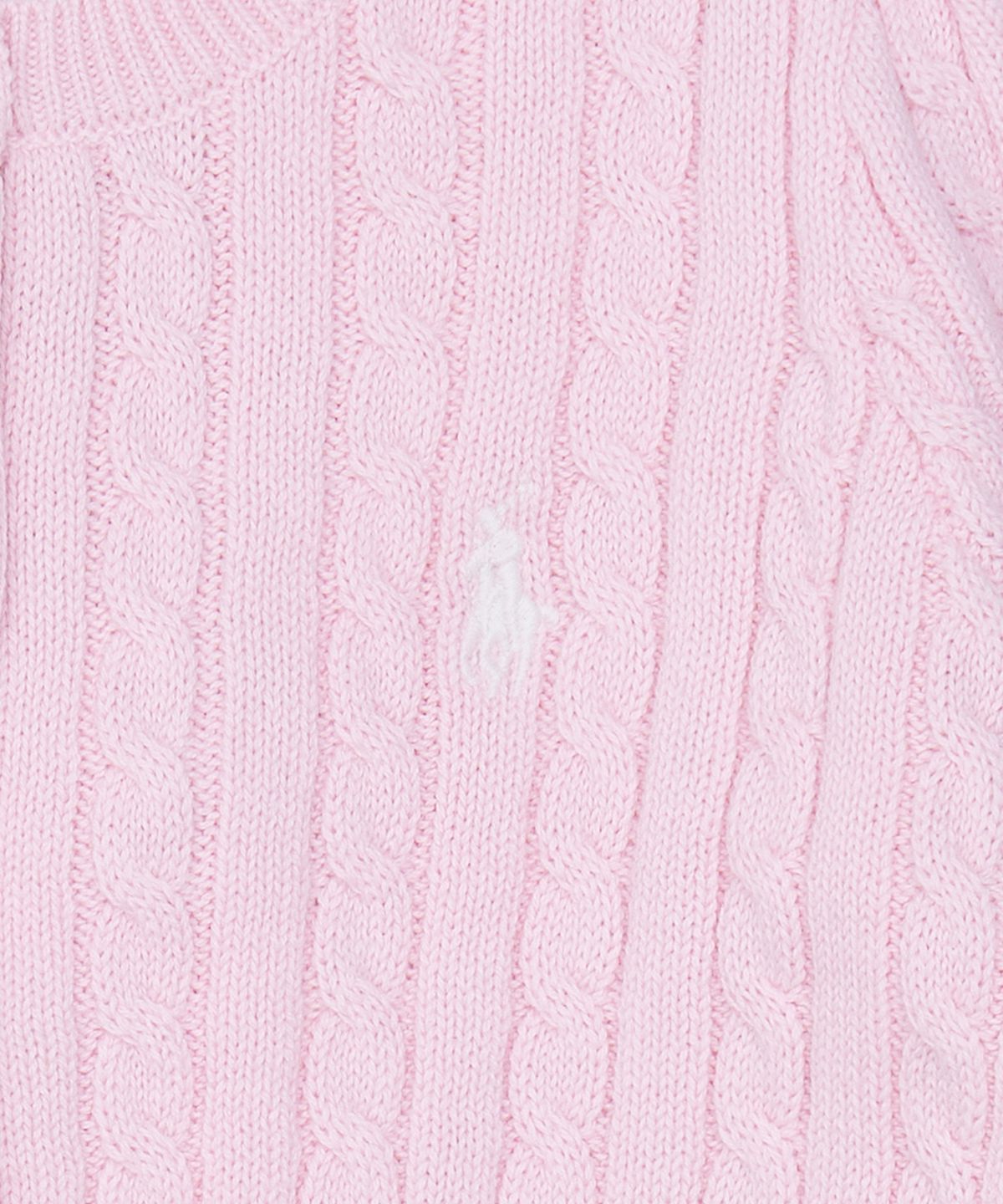 폴로 랄프 로렌 칠드런(POLO RALPH LAUREN CHILDREN) 미니 케이블 코튼 카디건-핑크