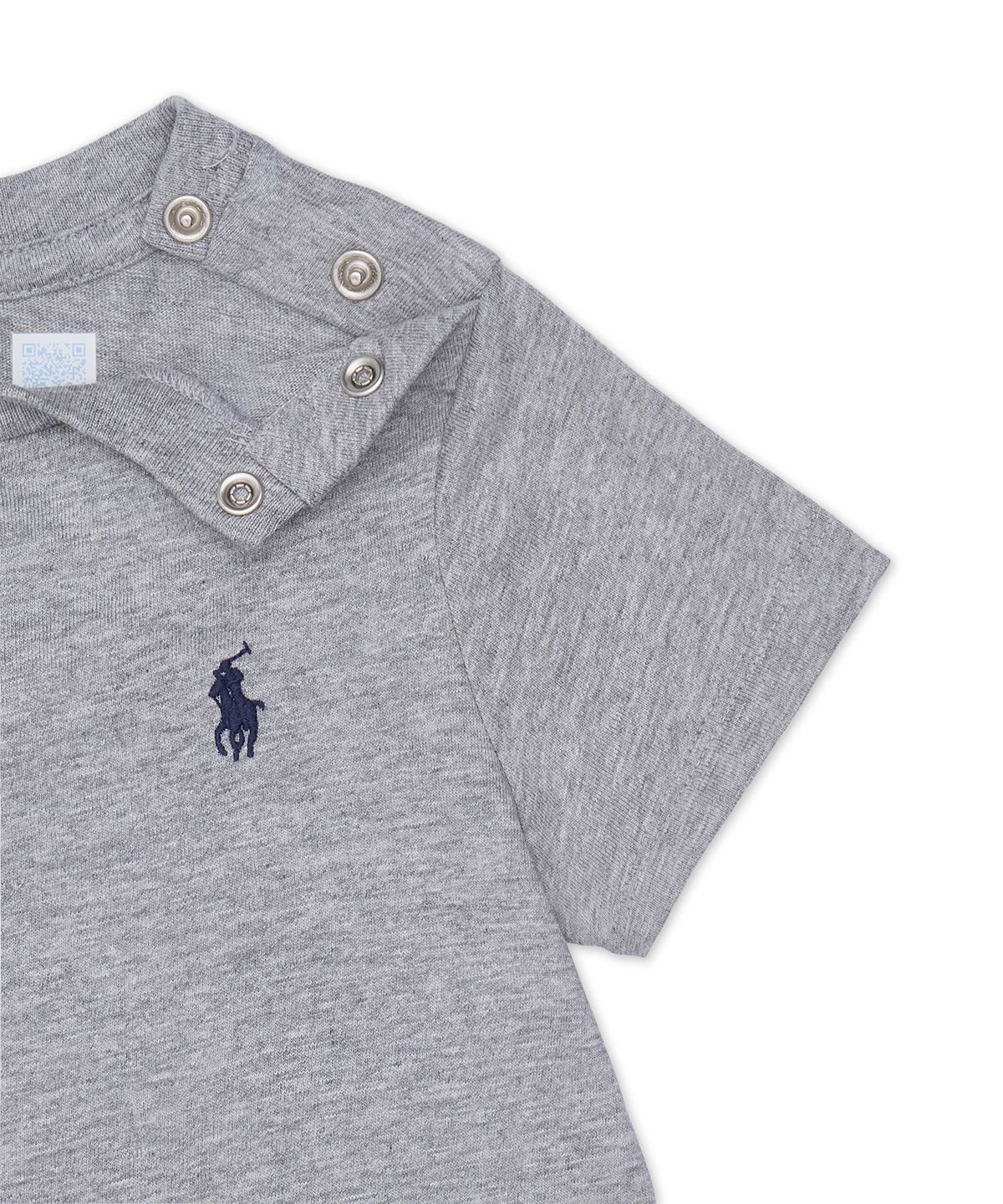 폴로 랄프 로렌 칠드런(POLO RALPH LAUREN CHILDREN) 코튼 저지 크루넥 티-그레이