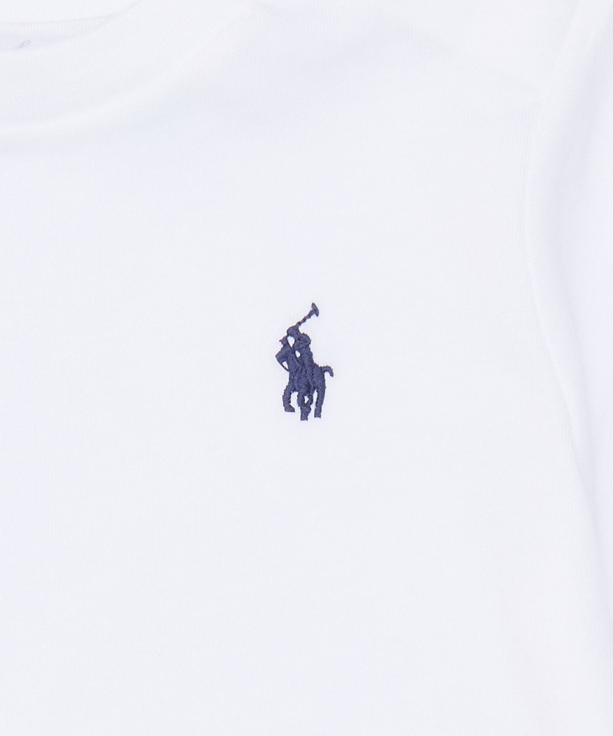 폴로 랄프 로렌 칠드런(POLO RALPH LAUREN CHILDREN) 코튼 저지 크루넥 티-화이트