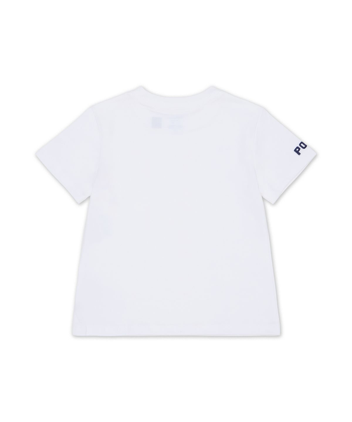 폴로 랄프 로렌 칠드런(POLO RALPH LAUREN CHILDREN) 폴로 베어 코튼 저지 티-화이트