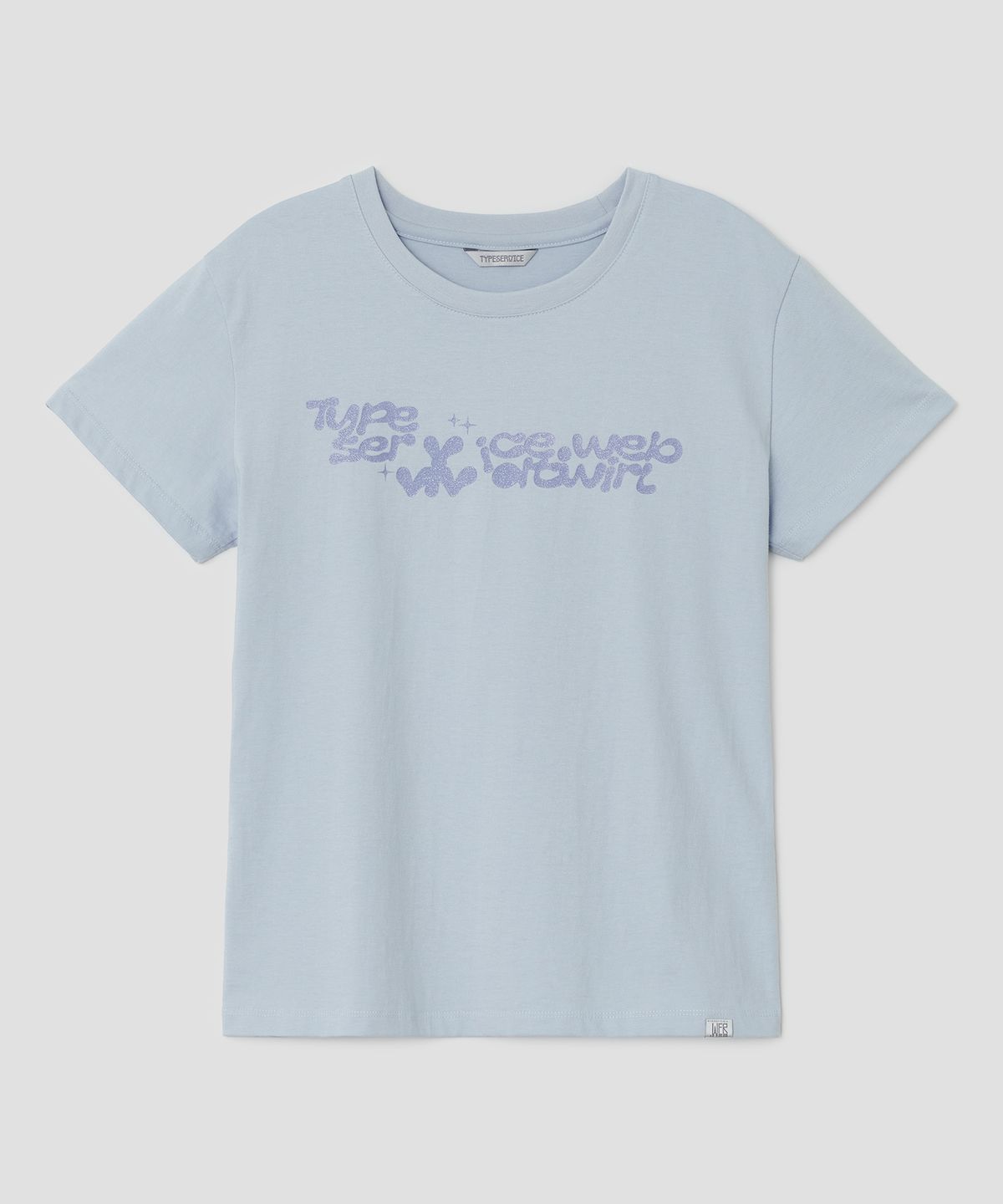 타입서비스(TYPESERVICE) Vivid Twirl Glitter Top [Blue]