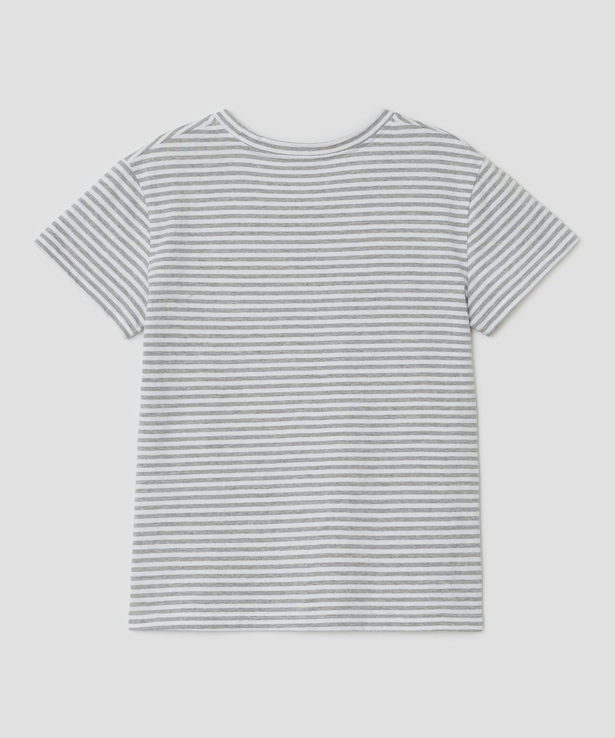 타입서비스(TYPESERVICE) Cry Eyes Stripe Short Sleeve Top [Gray]