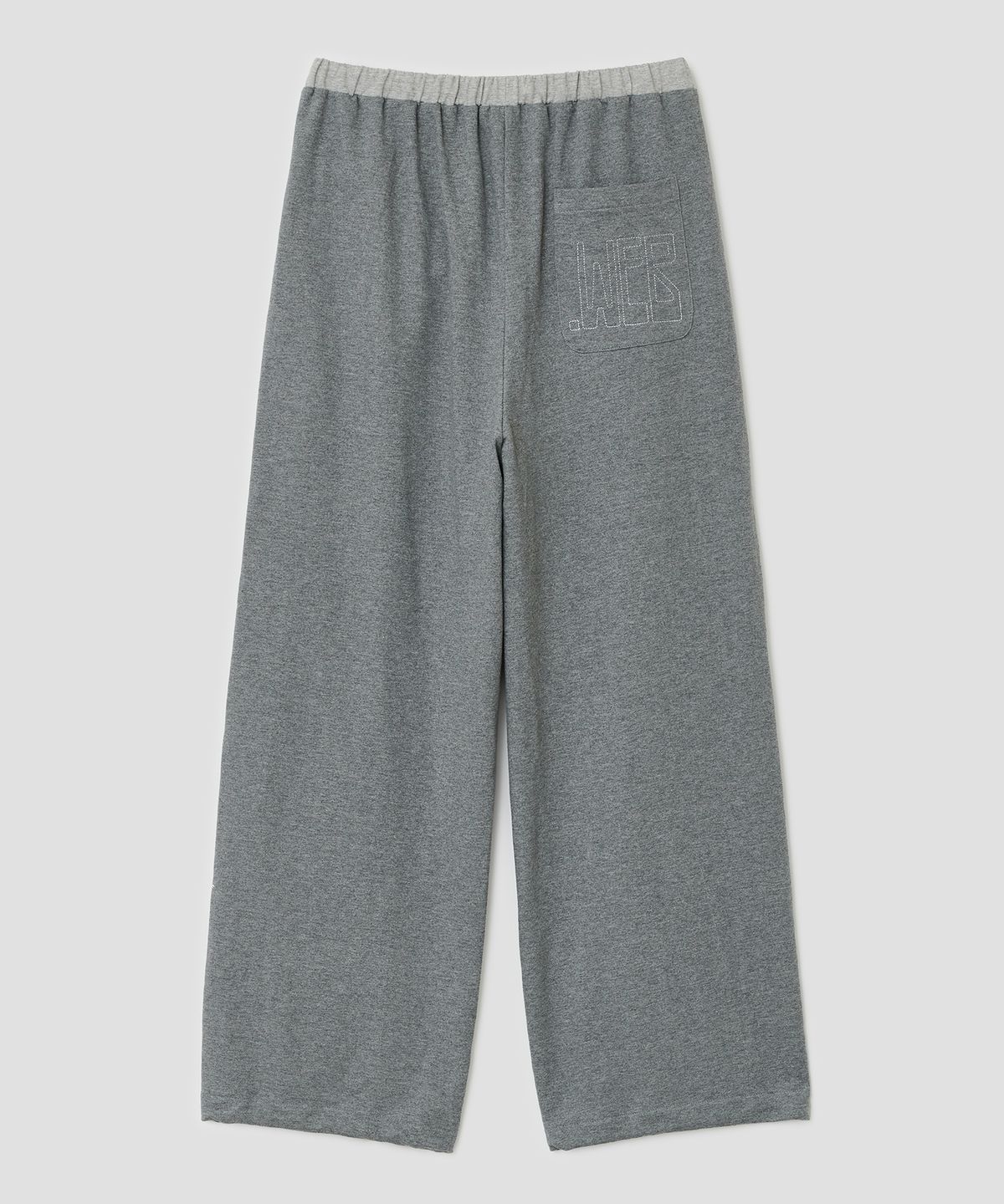타입서비스(TYPESERVICE) Lace Trim Hotfix SweatPants [Gray]