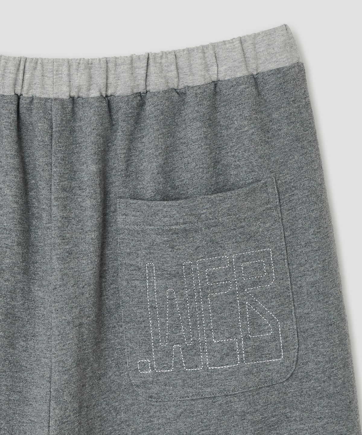 타입서비스(TYPESERVICE) Lace Trim Hotfix SweatPants [Gray]
