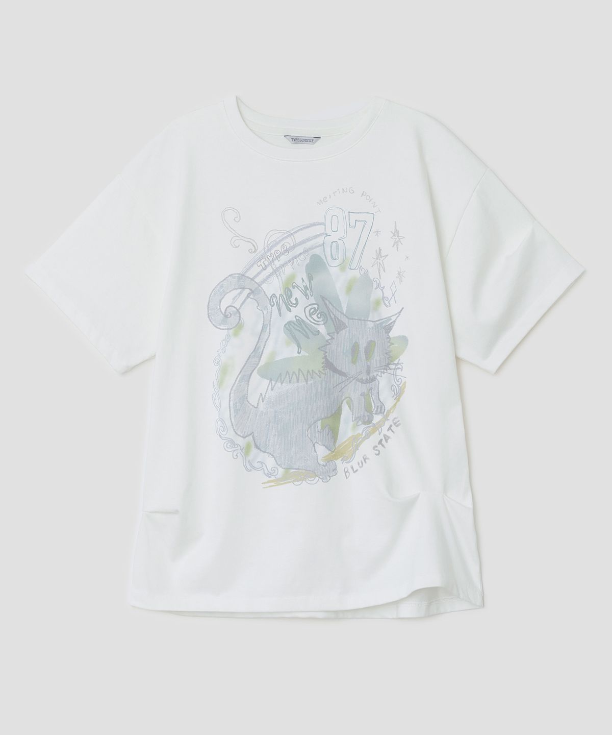 타입서비스(TYPESERVICE) New Me Ruched Top [White]