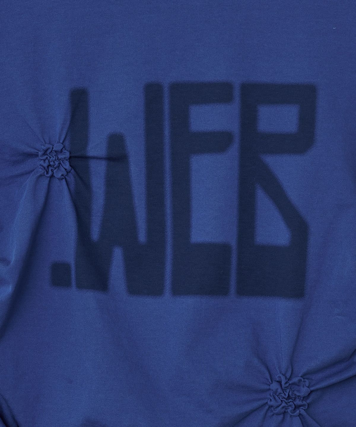 타입서비스(TYPESERVICE) Web Ruched Top [Blue]