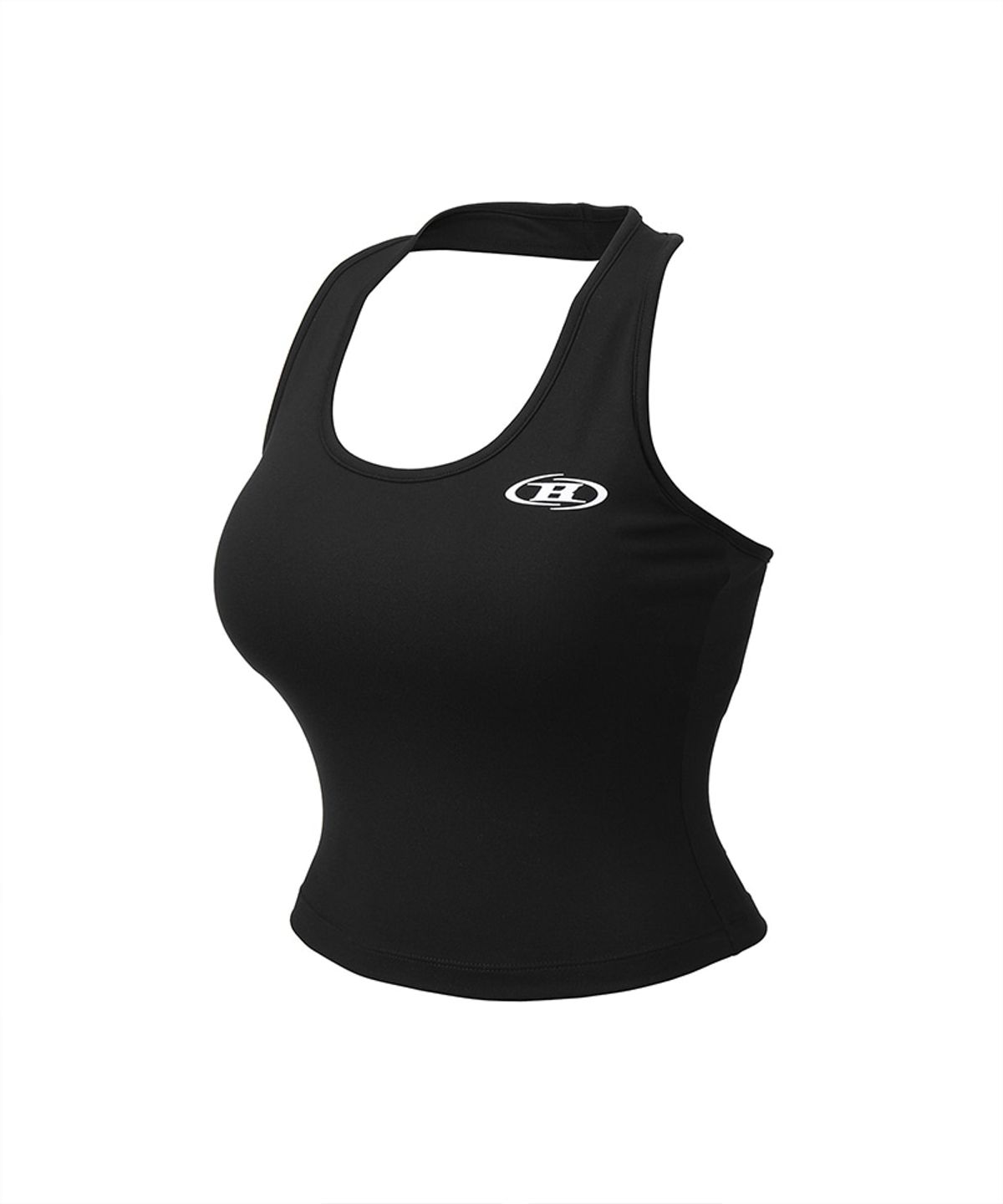 본투윈(BORN TO WIN) W SYMBOL B HALTER NECK BRA TOP [BLACK]