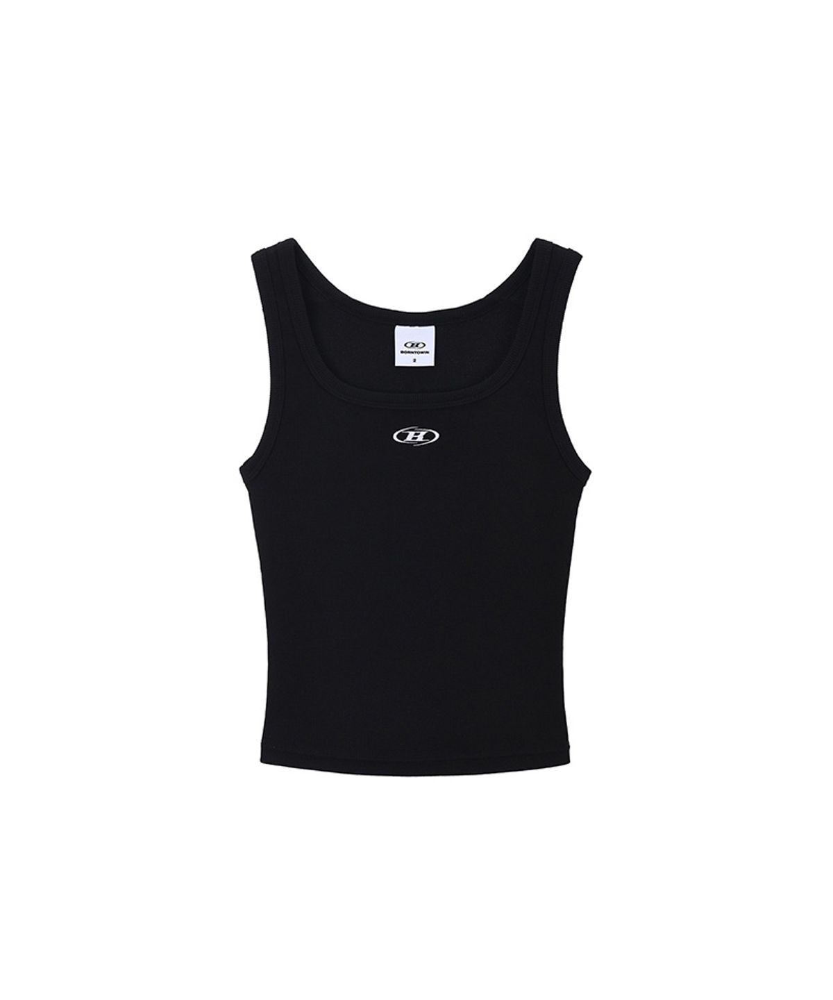본투윈(BORN TO WIN) W SYMBOL B ESSENTIAL SLEEVELESS [BLACK]