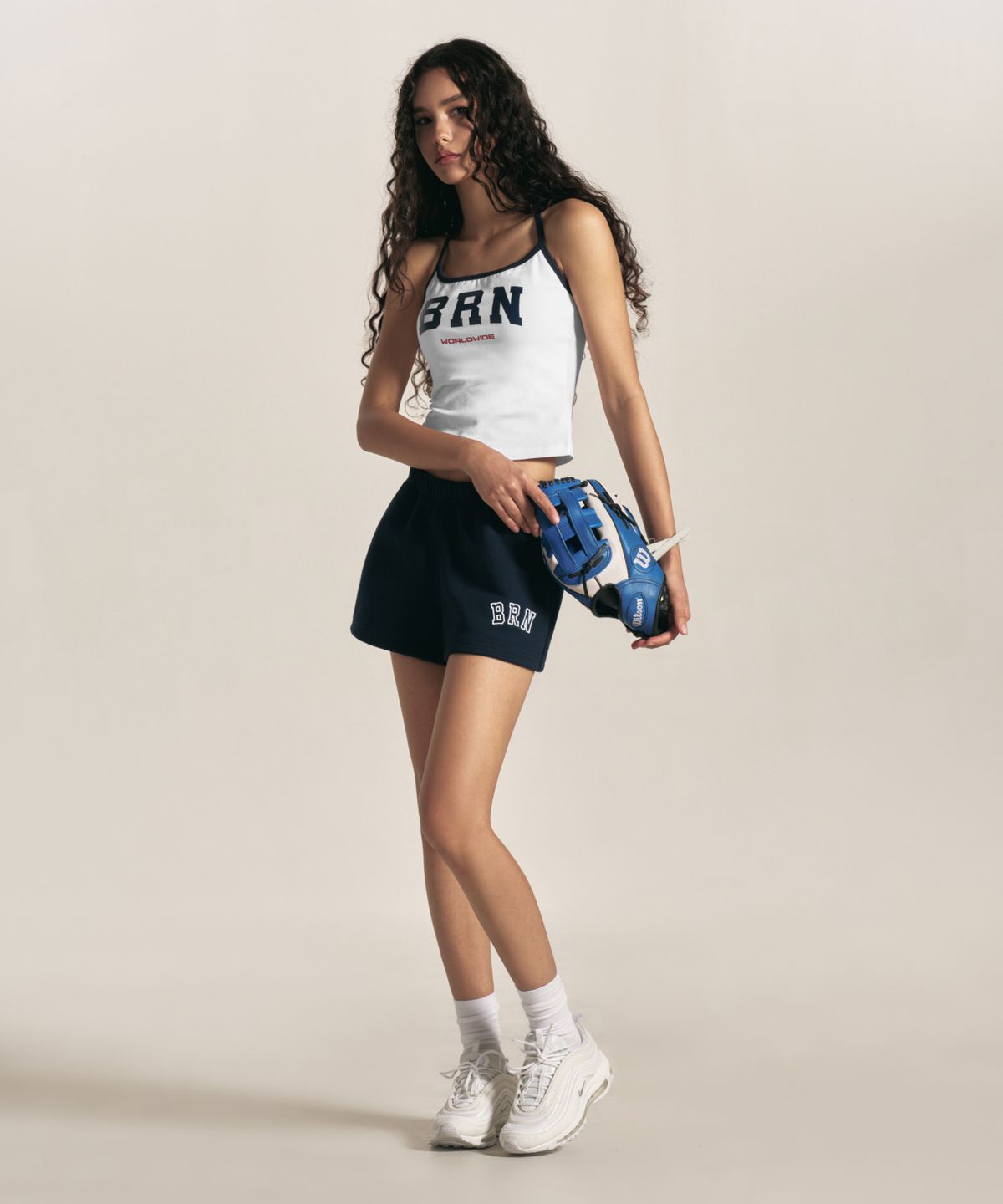 본투윈(BORN TO WIN) W BRN TANK BRA TOP [WHITE]