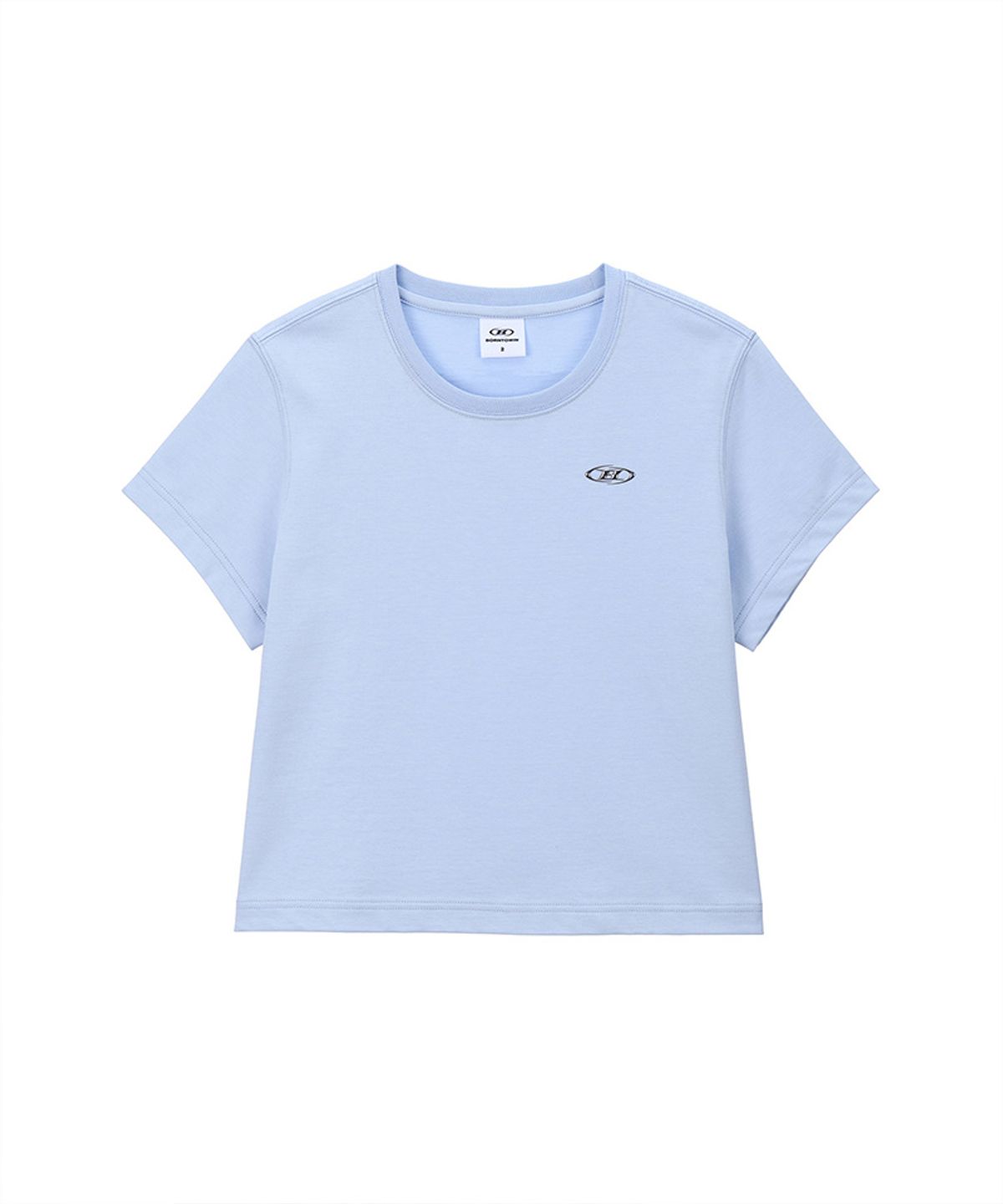 본투윈(BORN TO WIN) W SILVER B BASIC T-SHIRTS [SKY BLUE]