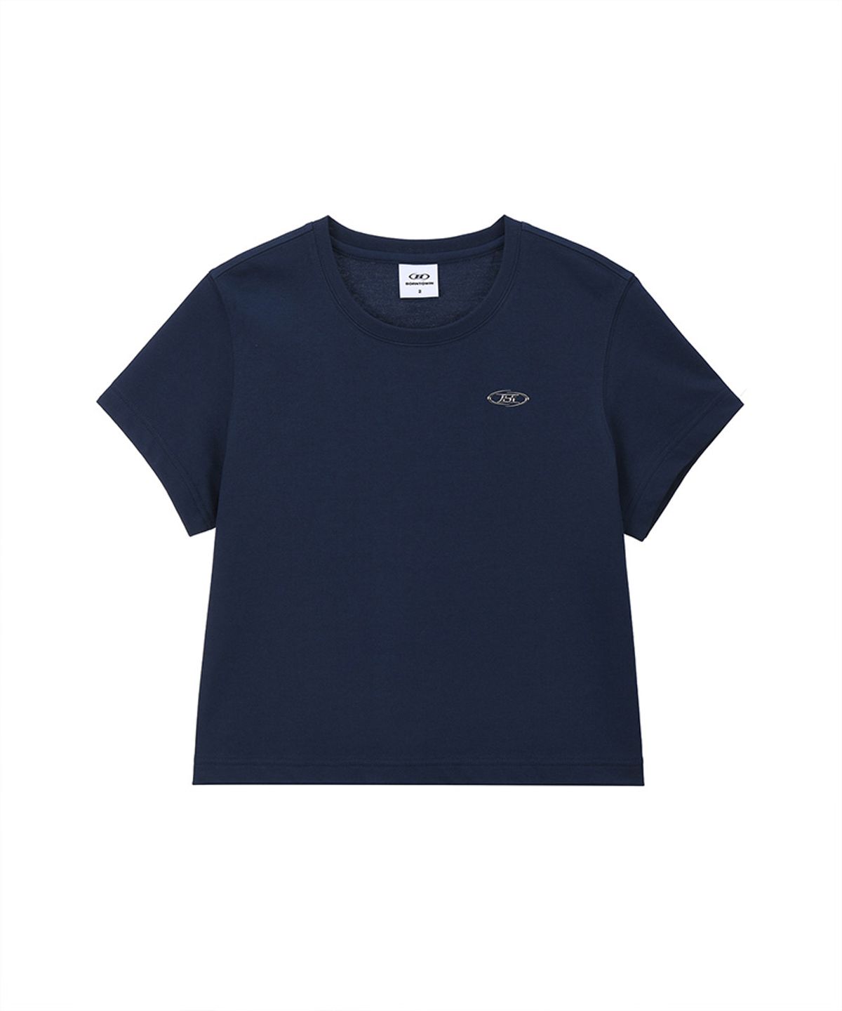 본투윈(BORN TO WIN) W SILVER B BASIC T-SHIRTS [NAVY]