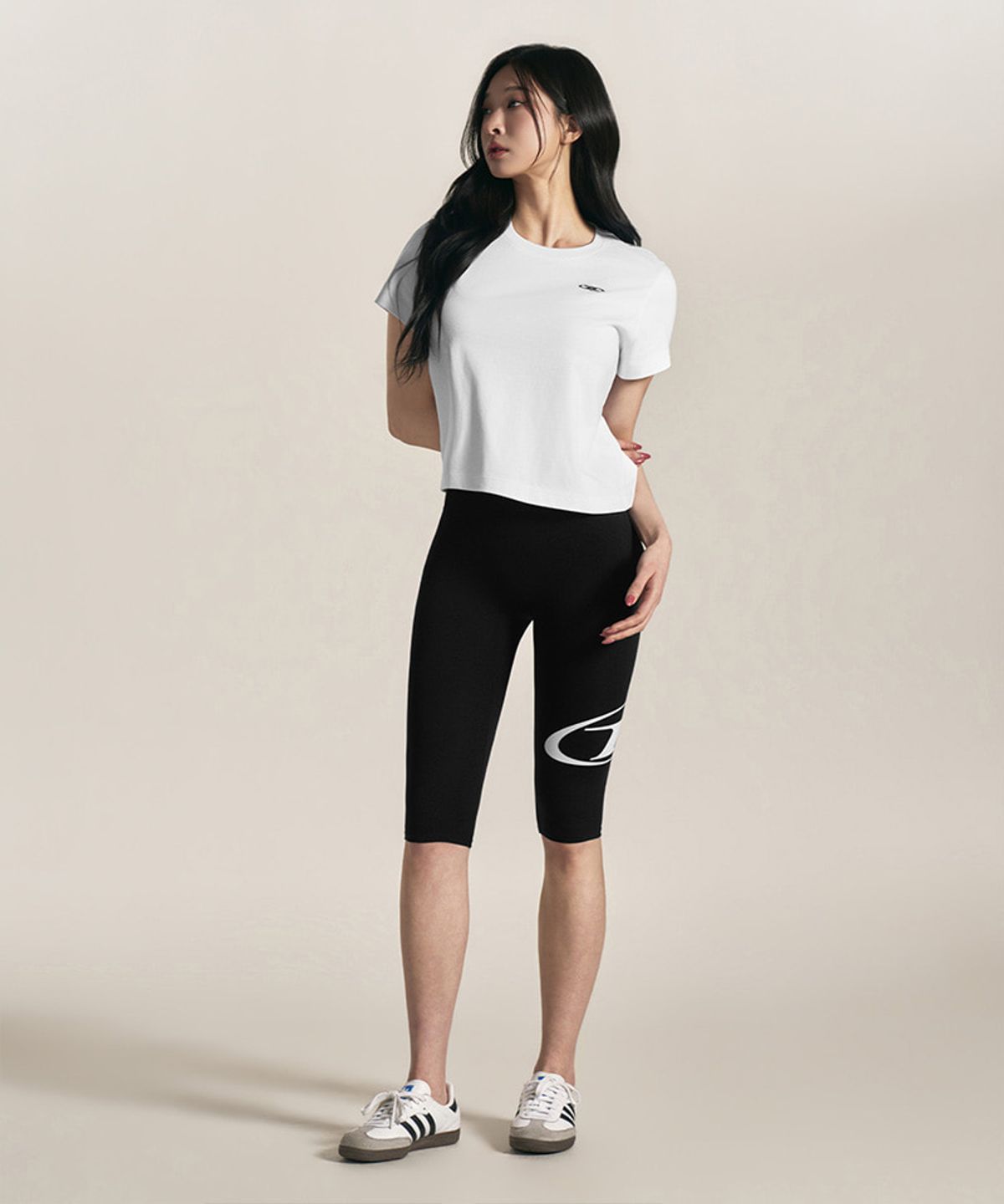 본투윈(BORN TO WIN) W SILVER B BASIC T-SHIRTS [WHITE]