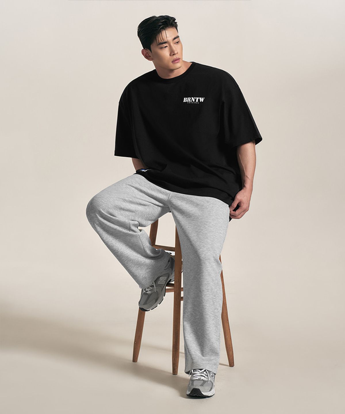 본투윈(BORN TO WIN) SILVER B-SOFT TOUCH PANTS [MELANGE GREY]