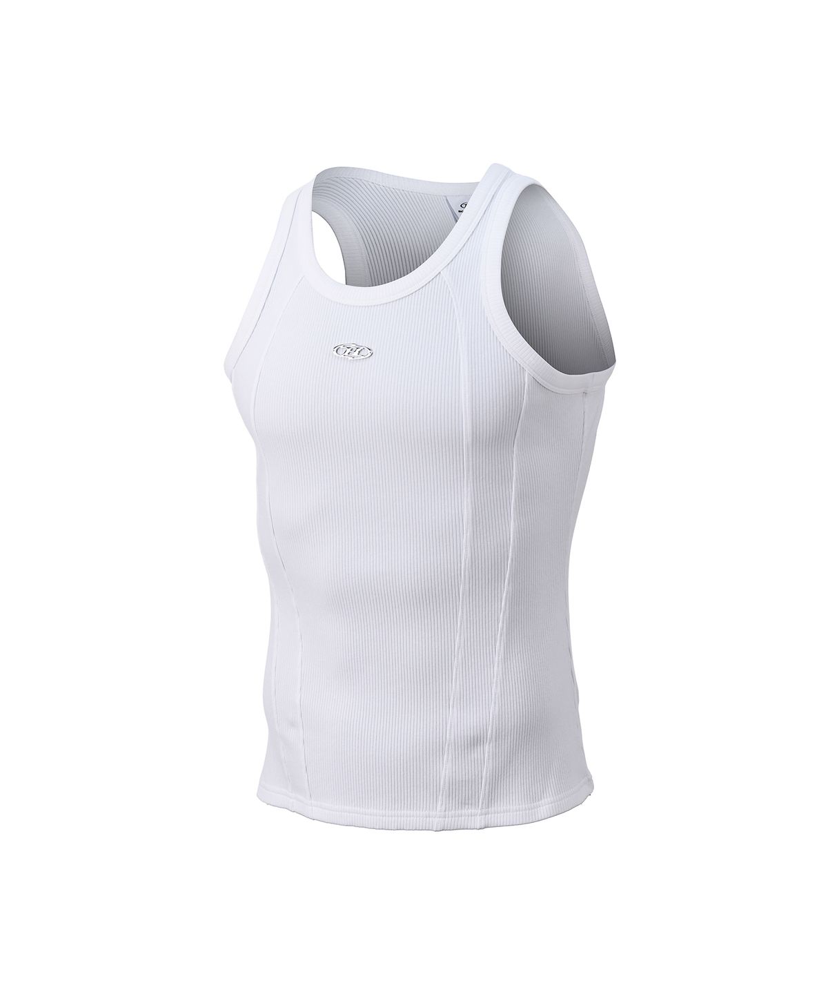 본투윈(BORN TO WIN) B PENDANT CUT LINE SLEEVELESS [WHITE]