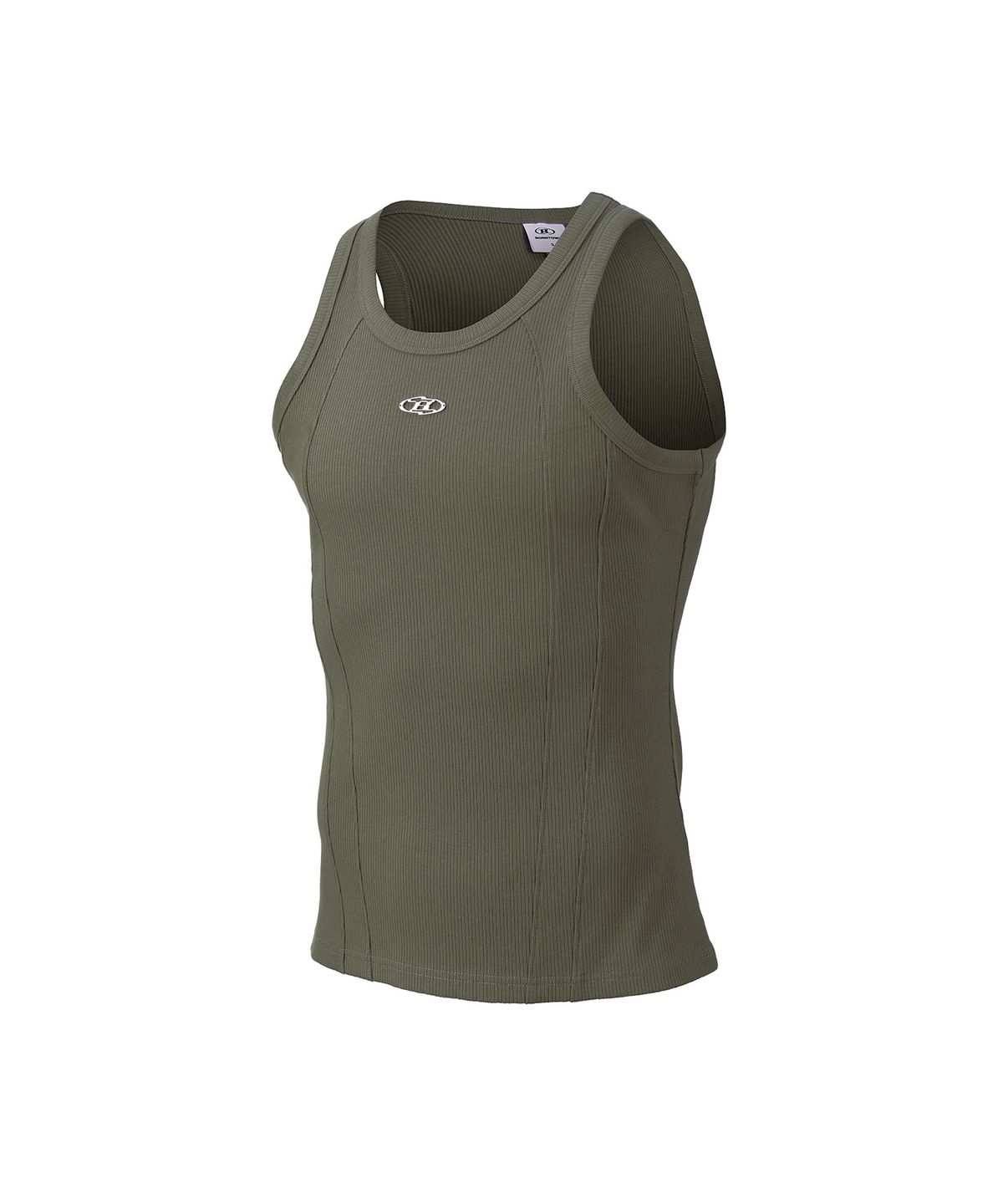 본투윈(BORN TO WIN) B PENDANT CUT LINE SLEEVELESS [KHAKI]