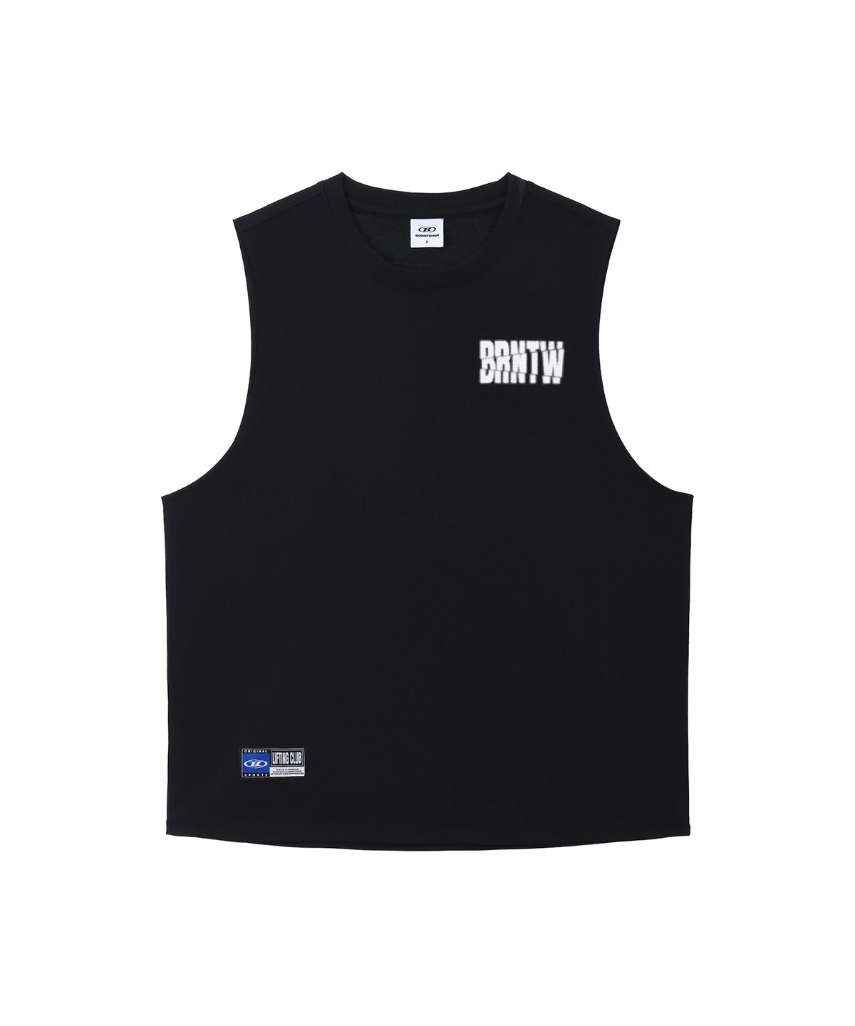 본투윈(BORN TO WIN) BRNTW HALFTONE SLEEVELESS [BLACK]
