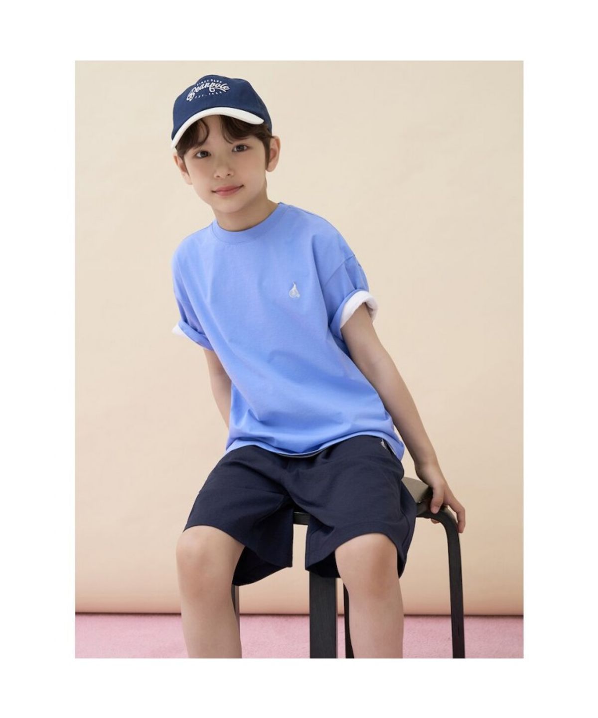 빈폴 키즈(BEANPOLE KIDS) 핫썸머 아이스 소로나 반소매 티셔츠  스카이 블루 (BI6442U01Q)