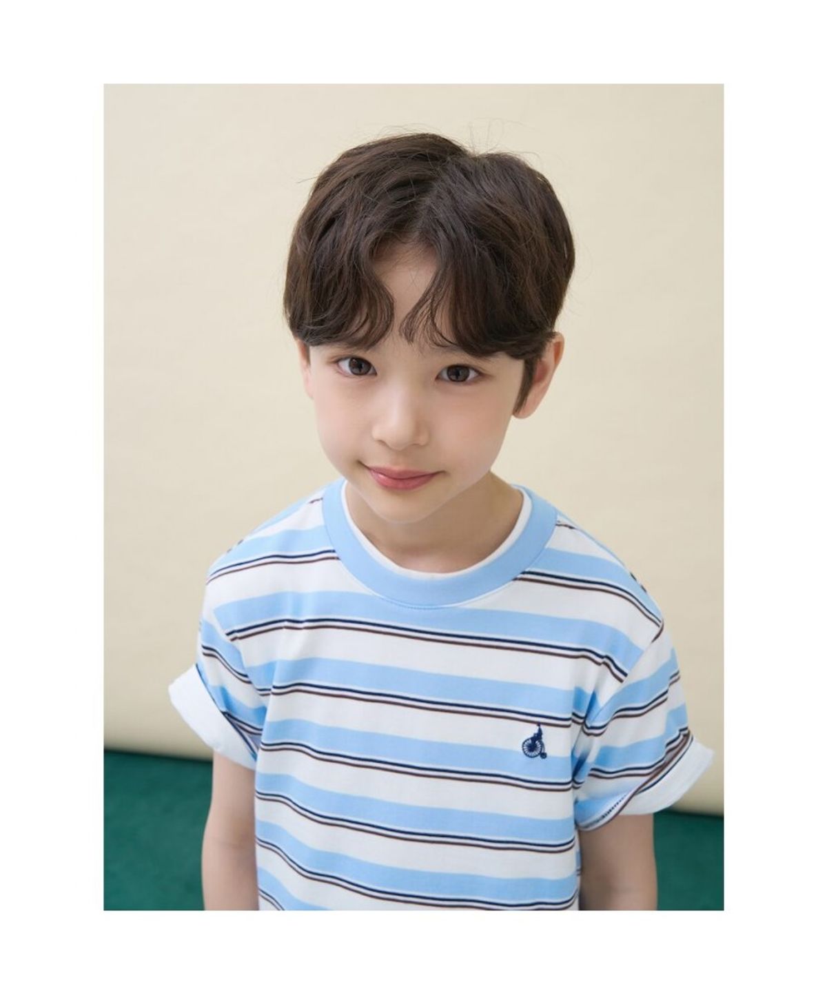 빈폴 키즈(BEANPOLE KIDS) 핫썸머 반소매 티셔츠 2PACK 상하세트  스카이 블루 (BI6442U03Q)