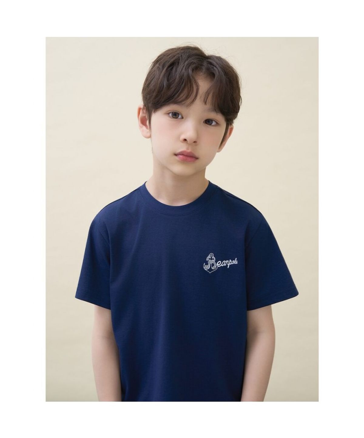 빈폴 키즈(BEANPOLE KIDS) 핫썸머 반소매 티셔츠 2PACK 상하세트  네이비 (BI6442U03R)