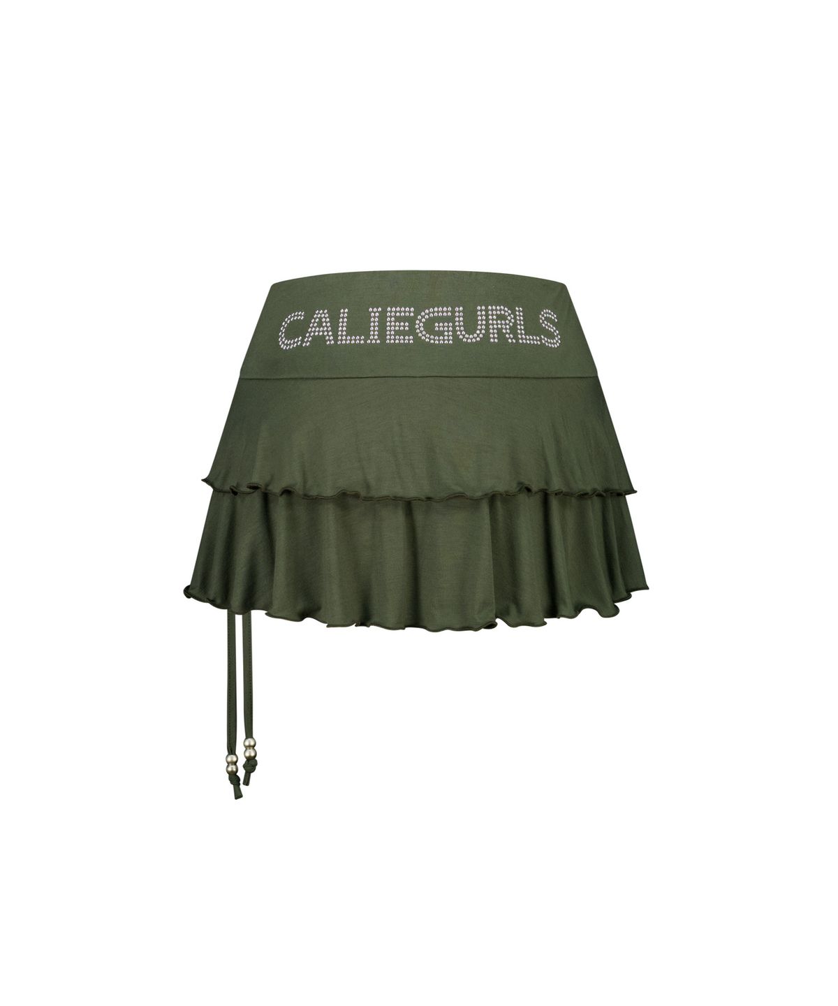 에즈이프 캘리(ASIF CALIE) HOTFIX HOOL SKIRT PANTS KHAKI