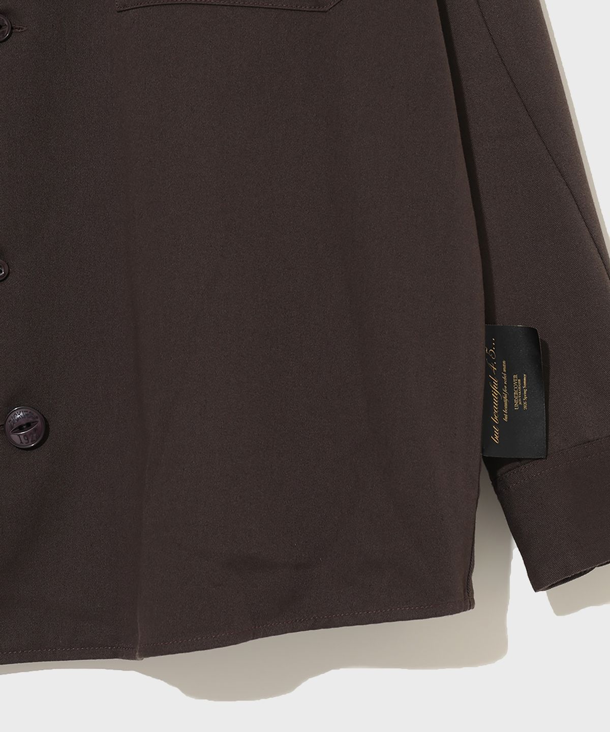언더커버(UNDERCOVER) (M) 셔츠 브라운 UC1F4402 SHIRT BROWN