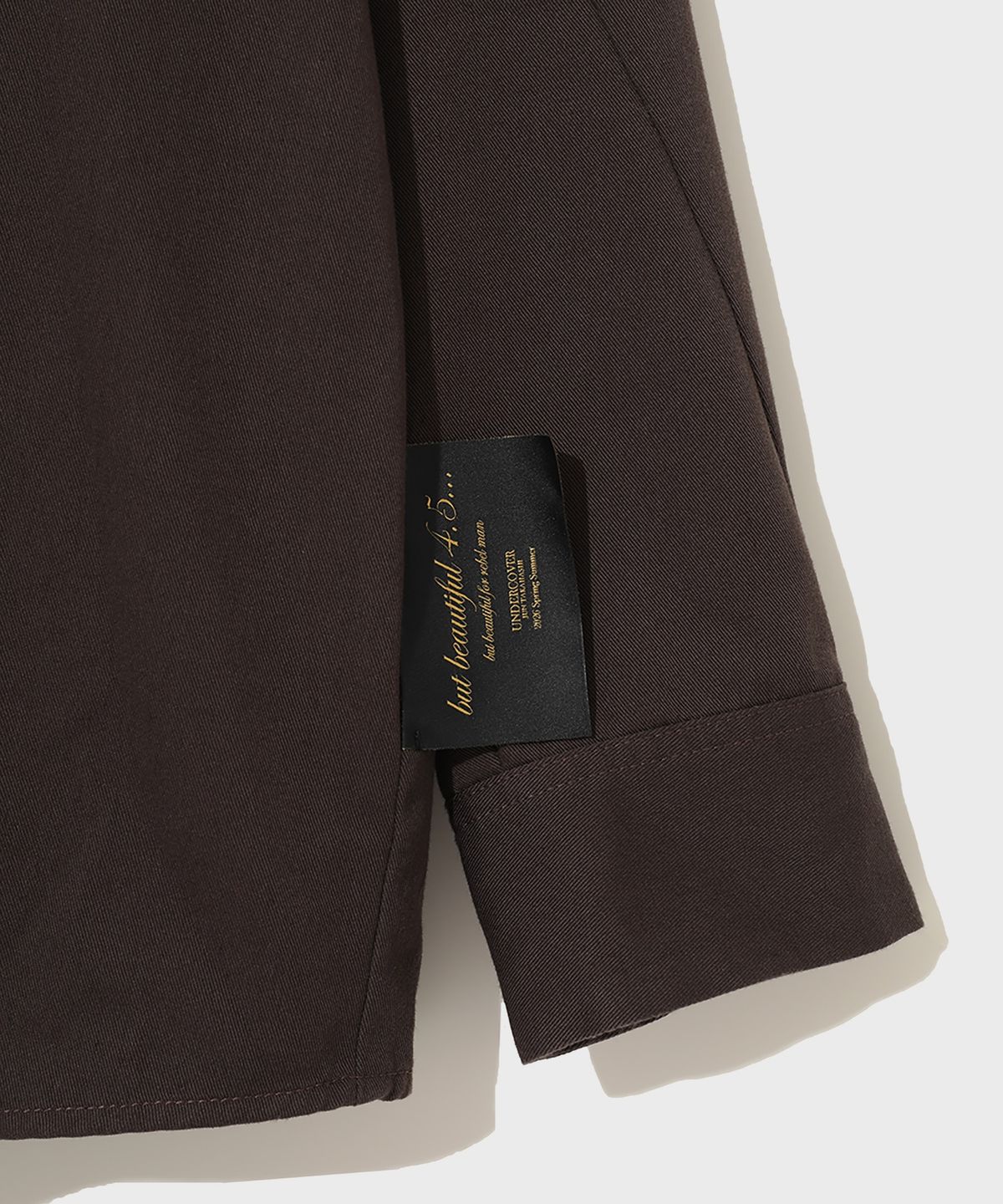 언더커버(UNDERCOVER) (M) 셔츠 브라운 UC1F4402 SHIRT BROWN