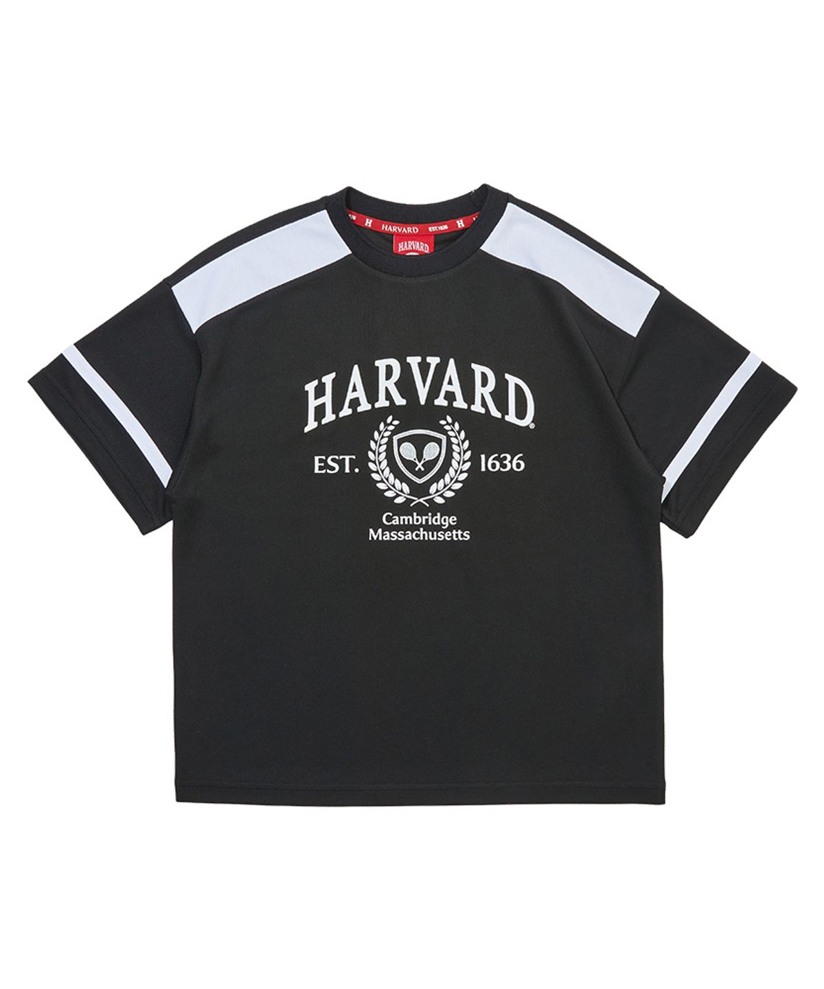 하버드 키즈(HARVARD KIDS) 매쉬 컬러블럭 티셔츠 B6M003