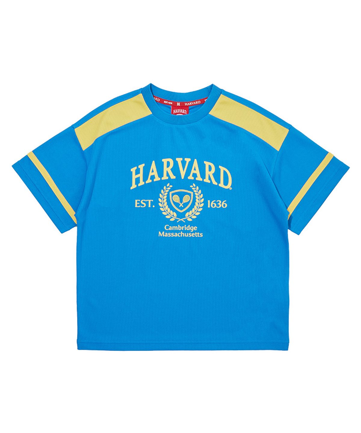 하버드 키즈(HARVARD KIDS) 매쉬 컬러블럭 티셔츠 B6M003