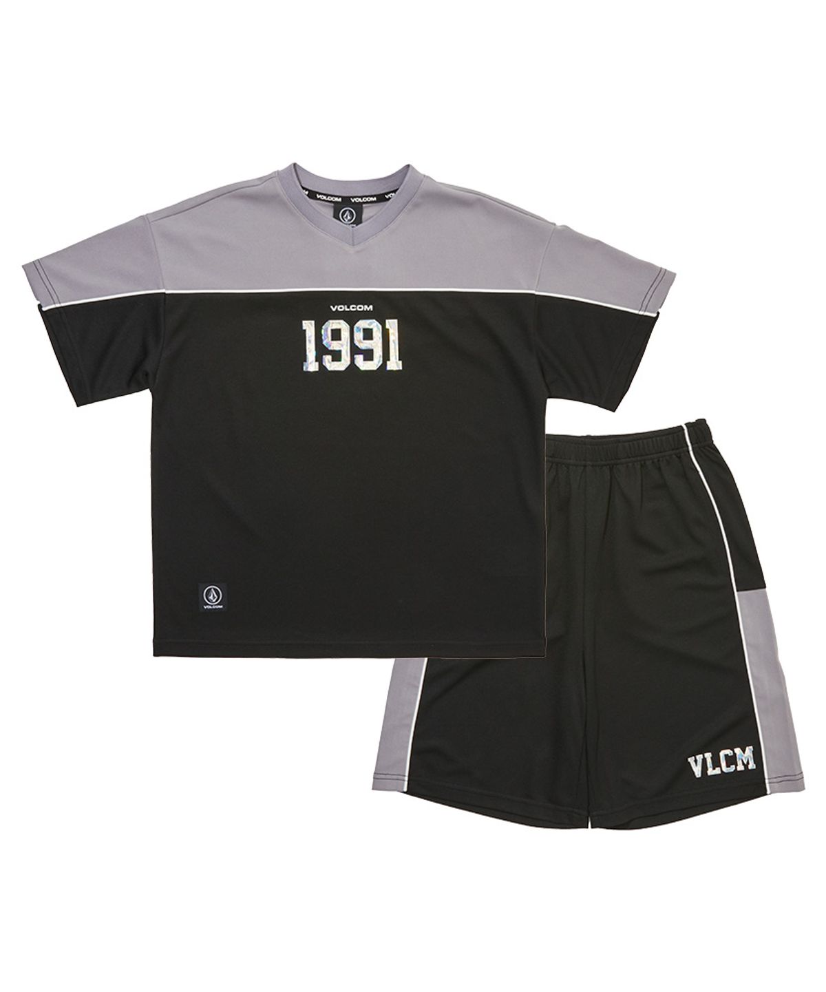 볼컴 키즈(VOLCOM KIDS) 볼컴 파이핑 저지 메쉬 셋업 D6M011