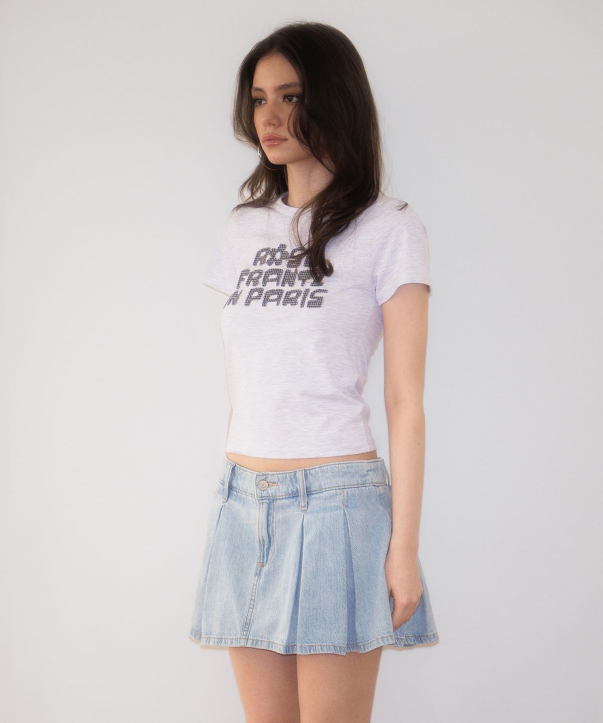 로제프란츠(ROSEFRANTZ) Paris Baby T-shirt [Melange Gray]