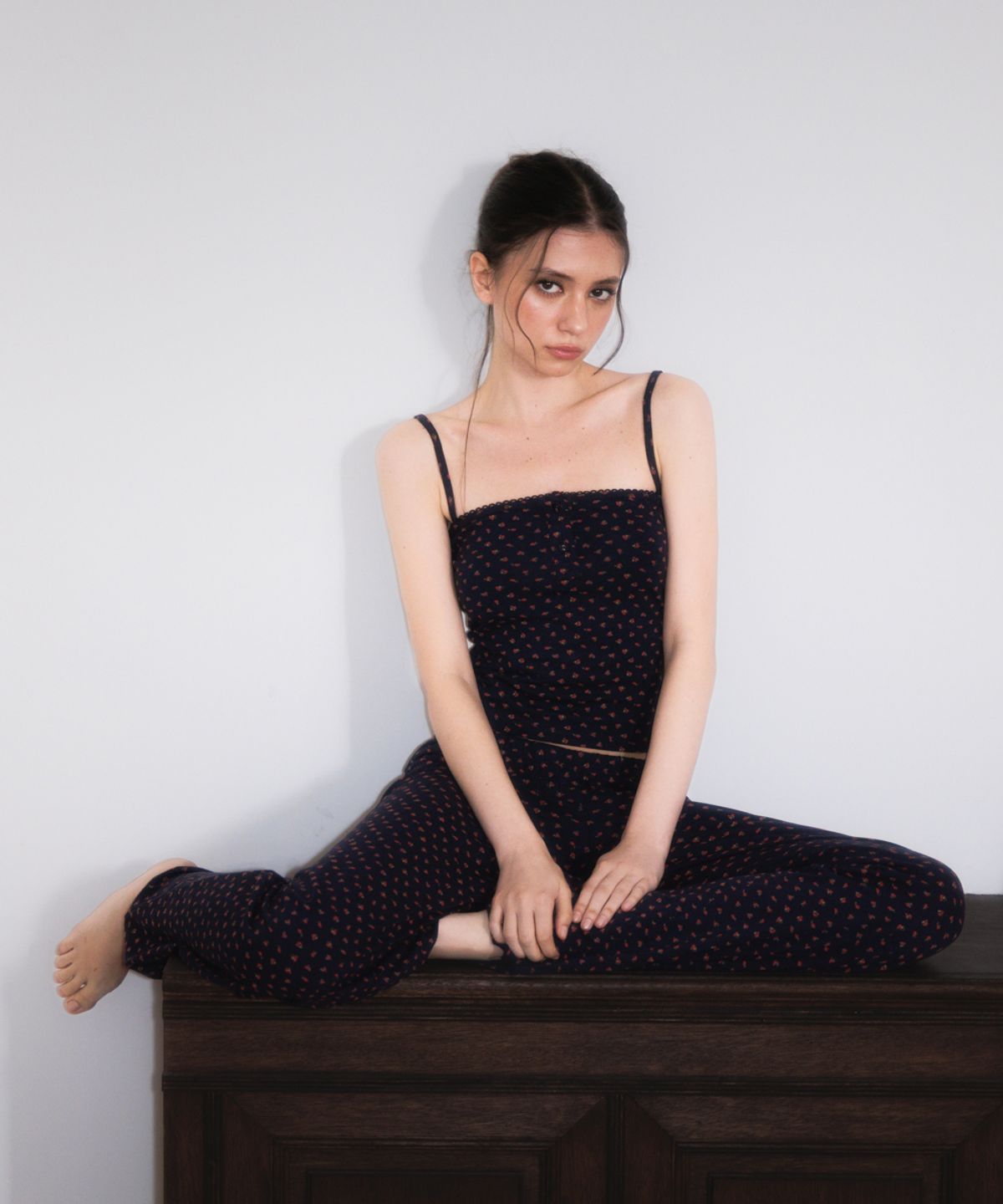 로제프란츠(ROSEFRANTZ) Rose & Berry Lounge Pants [Rose Navy]