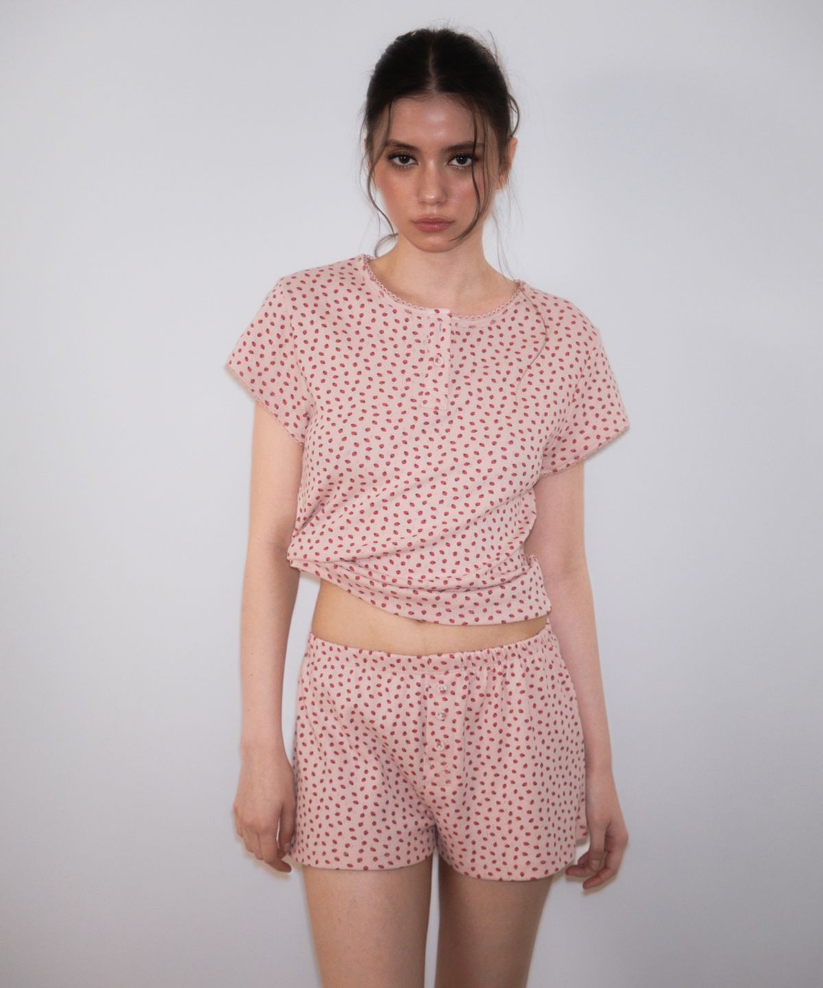 로제프란츠(ROSEFRANTZ) Rose & Berry Lounge Shorts [Pink]