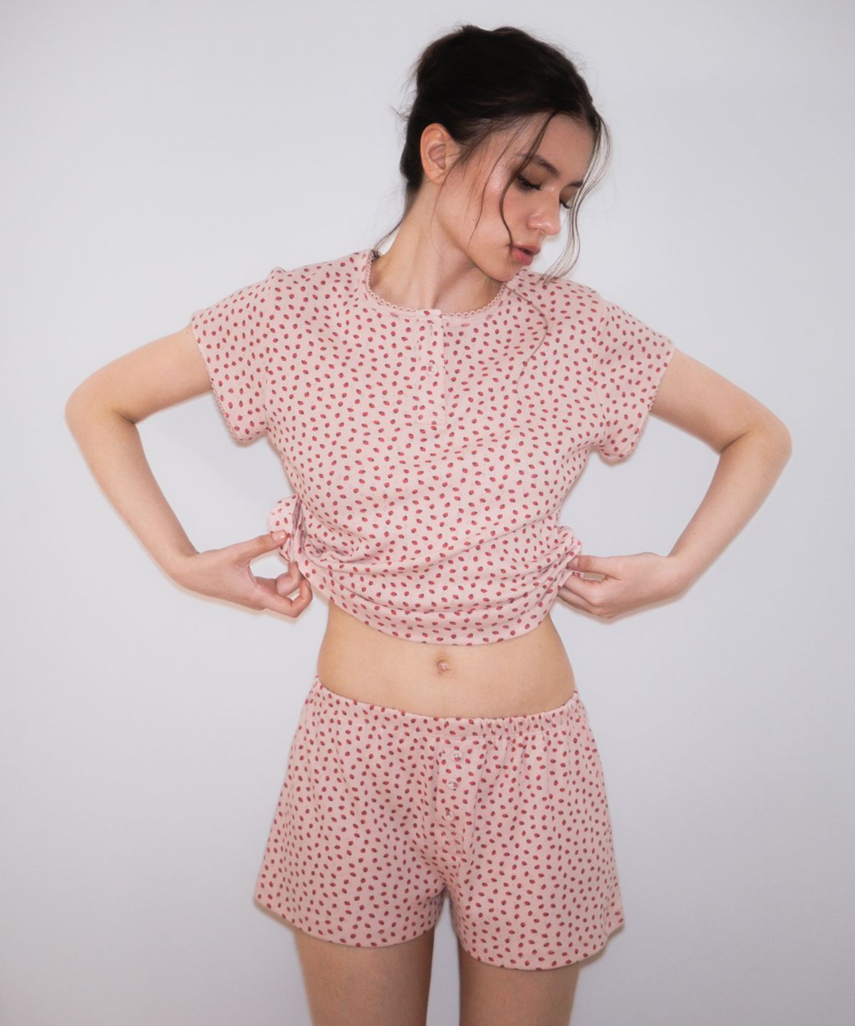 로제프란츠(ROSEFRANTZ) Rose & Berry Lounge Shorts [Pink]