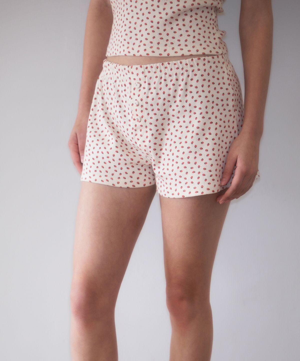 로제프란츠(ROSEFRANTZ) Rose & Berry Lounge Shorts [Ivory]