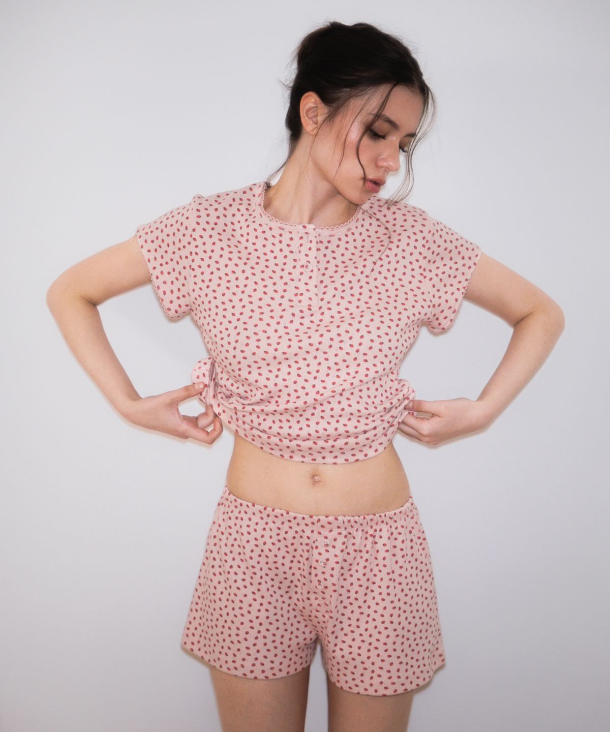 로제프란츠(ROSEFRANTZ) Rose & Berry Lounge T-shirt [Pink]