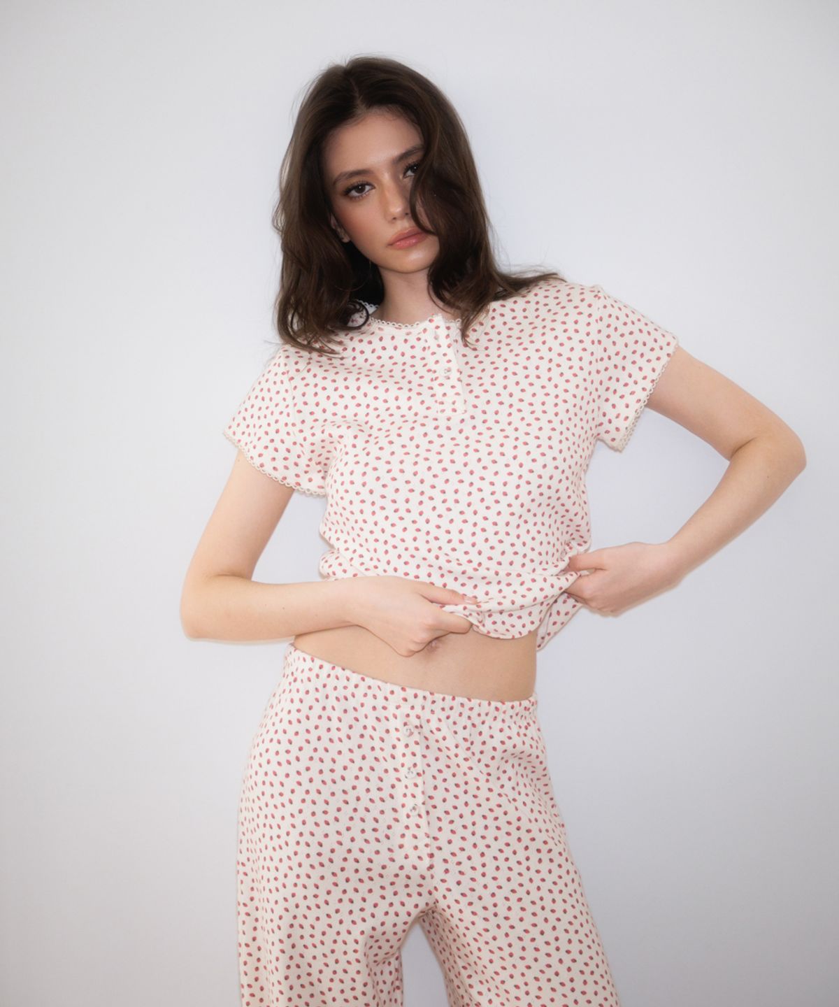 로제프란츠(ROSEFRANTZ) Rose & Berry Lounge T-shirt [Ivory]