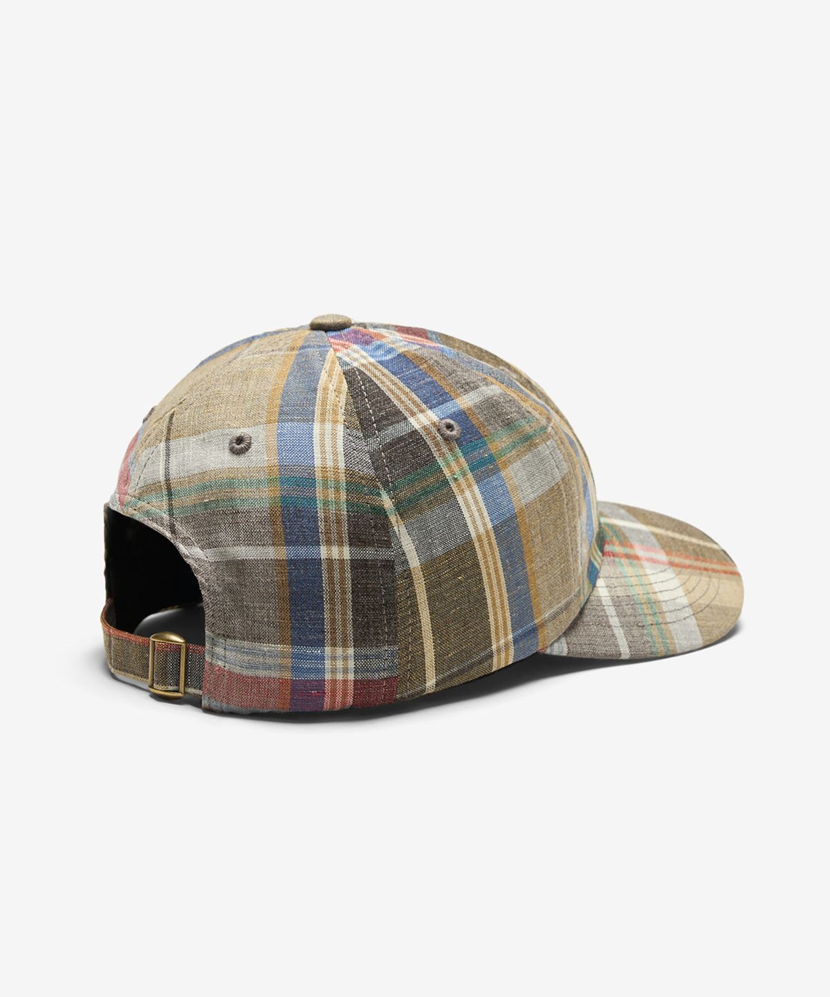 노아(NOAH) (U) 린넨 플레이드 6패널 브라운 플레이드 LINEN PLAID 6-PANEL BROWN PLAID