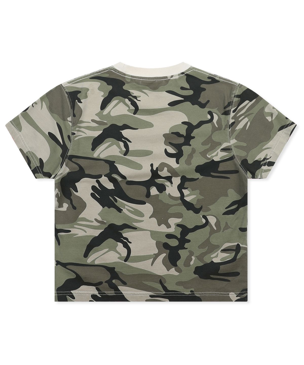 엑스톤즈(XTONZ) XTT159 컷오프 아플리케 카모 티셔츠 (CAMO)
