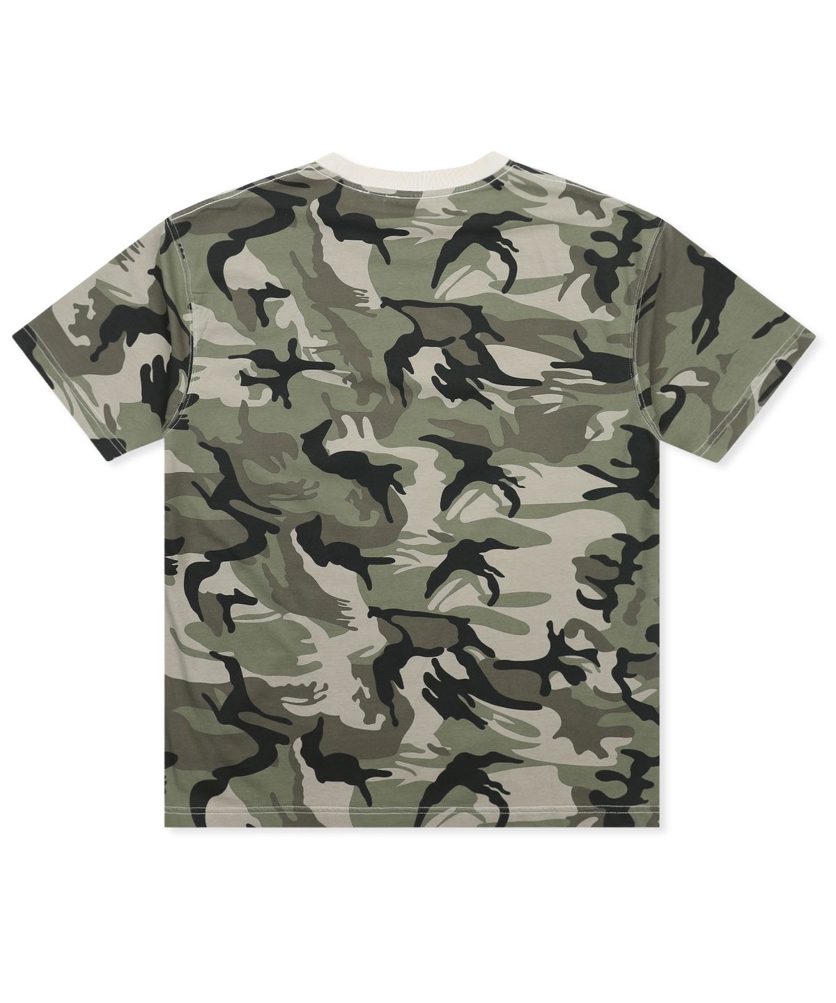 엑스톤즈(XTONZ) XTT159 컷오프 아플리케 카모 티셔츠 (CAMO)