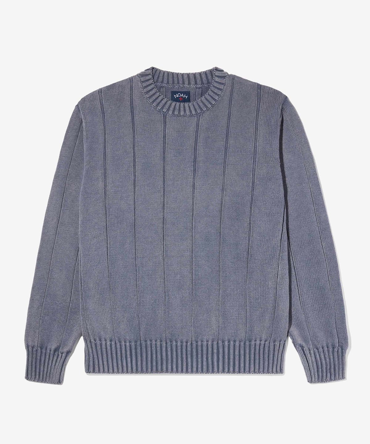 노아(NOAH) (U) 드롭 니들 스웨터 딥 블루 DROP NEEDLE SWEATER DEEP BLUE