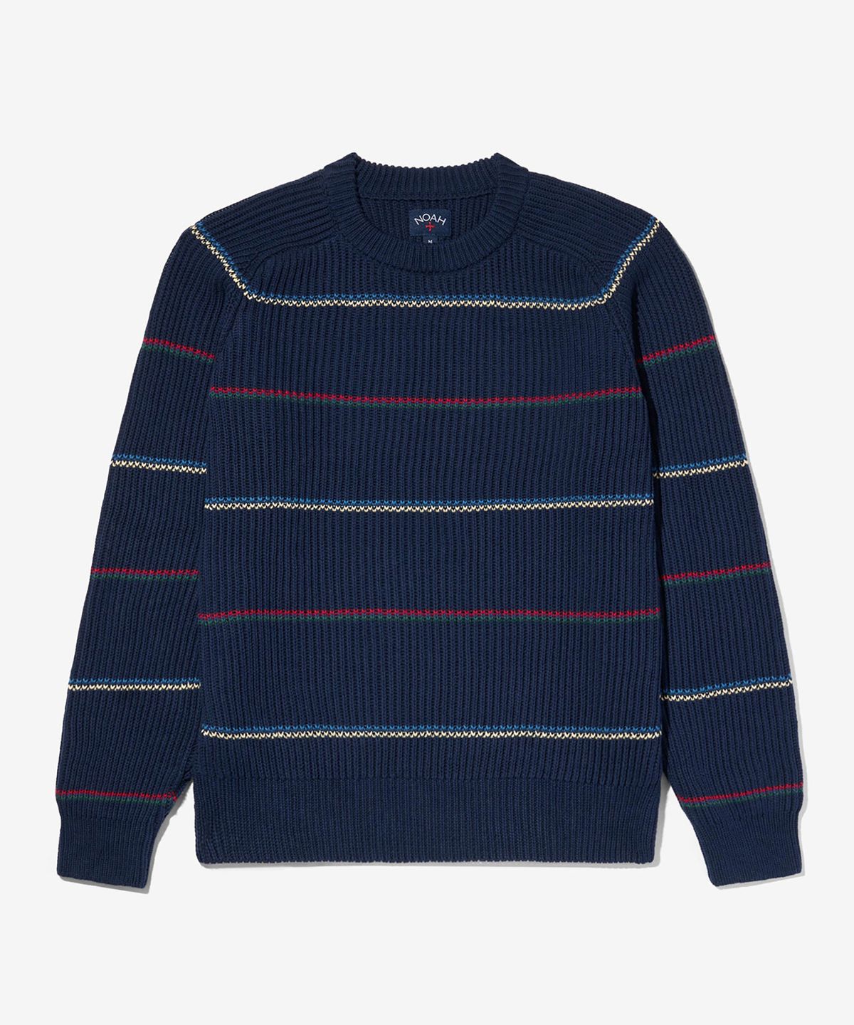 노아(NOAH) (U) 스트라이프 셰이커 스웨터 네이비 스트라이프 STRIPED SHAKER SWEATER NAVY STRIPE