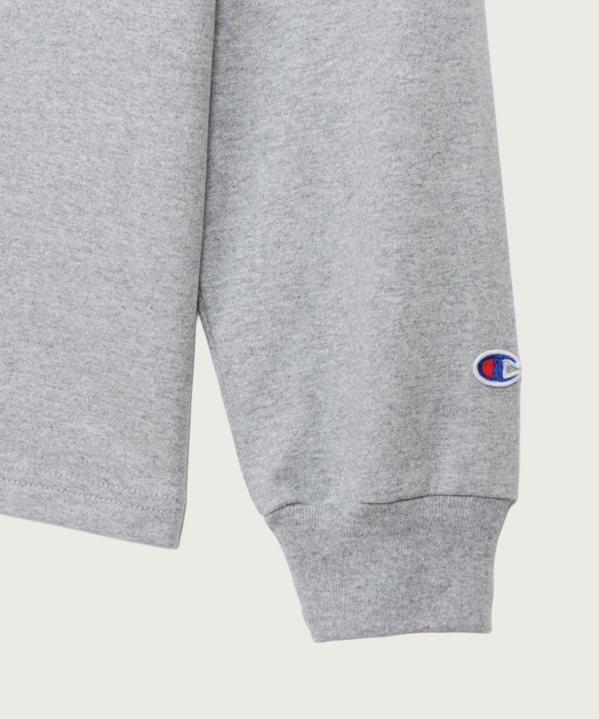 챔피온(CHAMPION) T1011 헤비웨이트 래글런 롱슬리브 티셔츠 Grey (Made in USA)